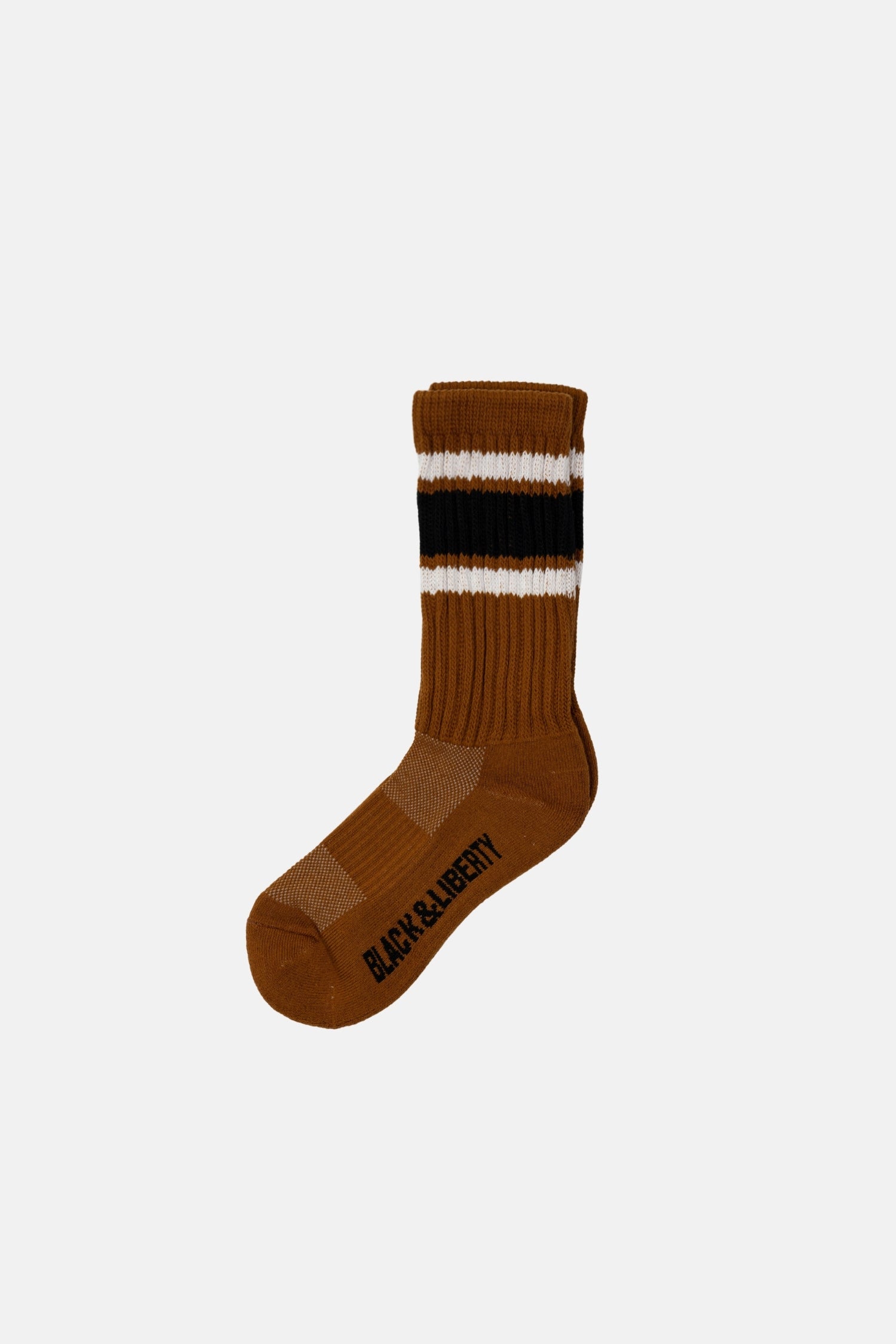 COLLEGE SOCKS BROWN