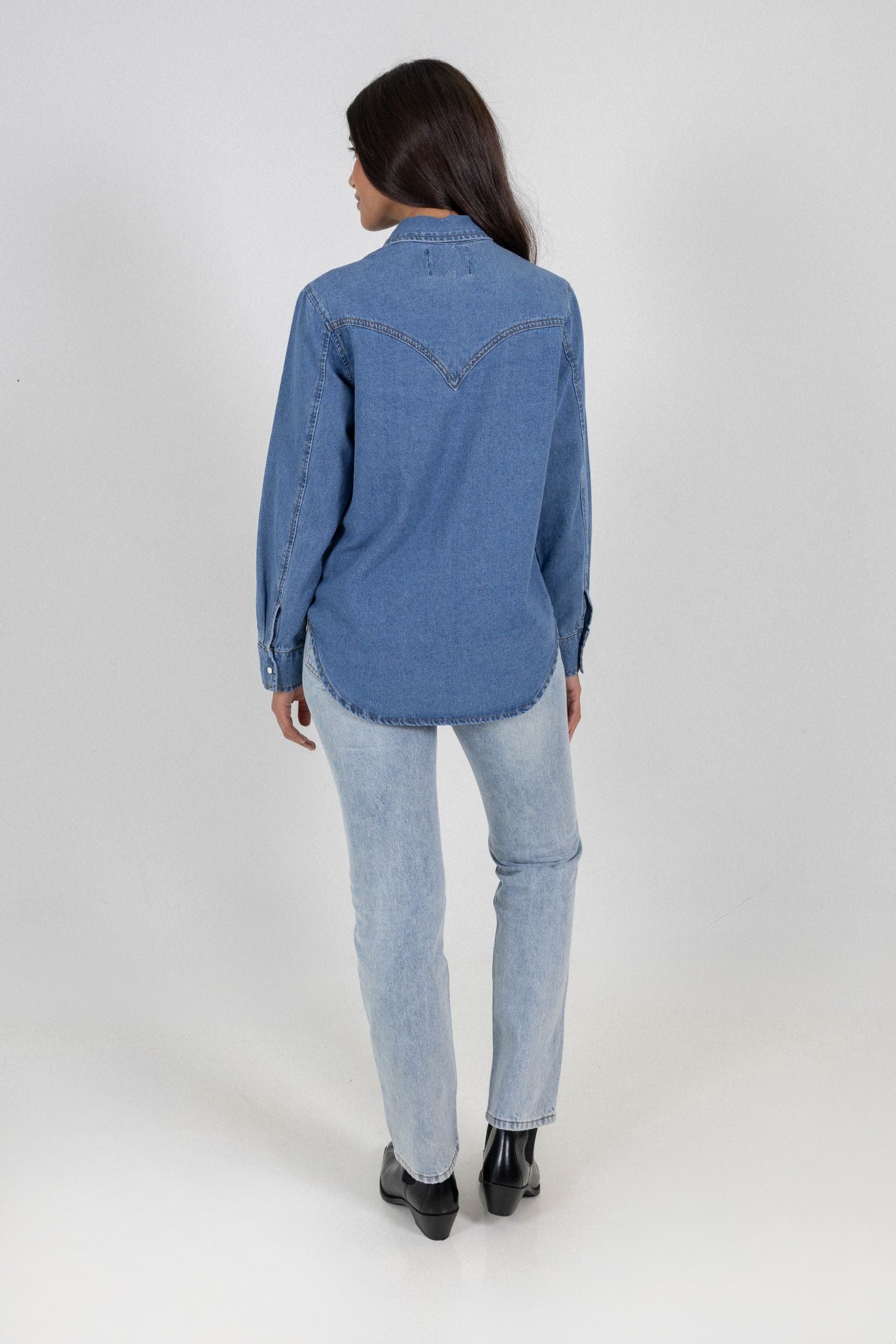 DAKOTA DENIM SHIRT - LIGHT BLUE