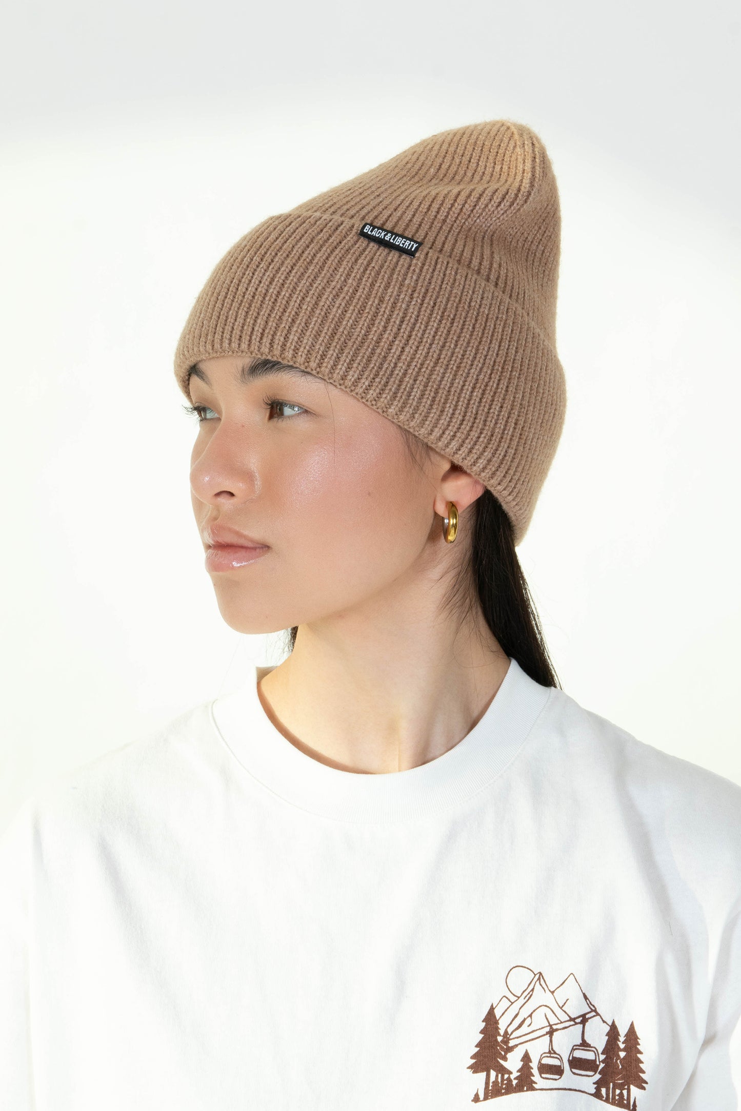ESPRESSO RIB KNIT BEANIE