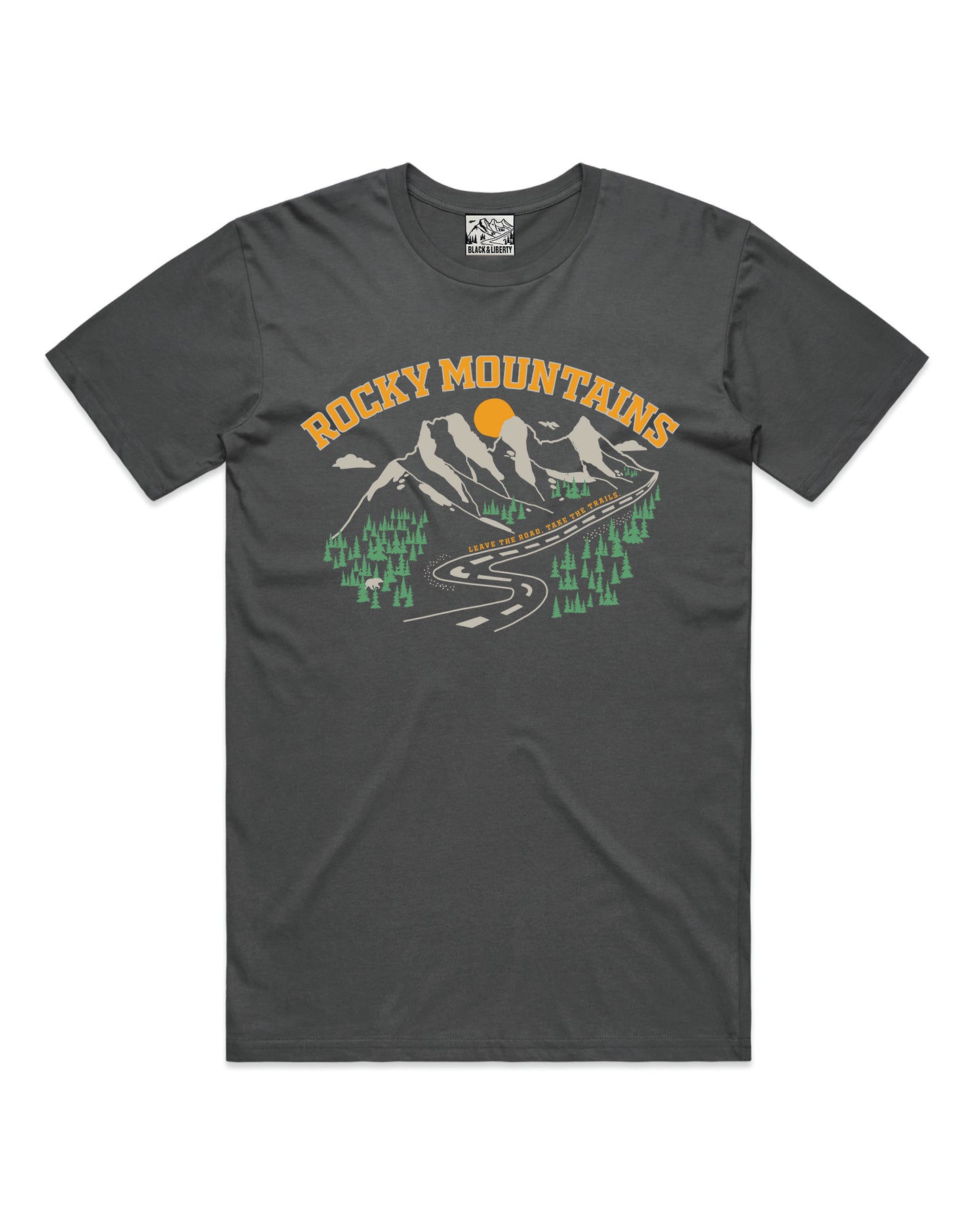 Rockies Tee - Vintage Black