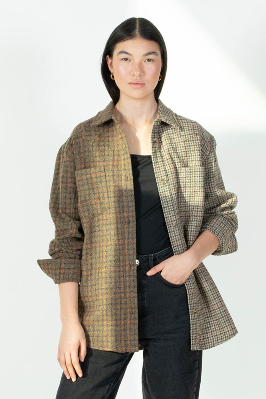 WESTERN SHIRT TWO TONED