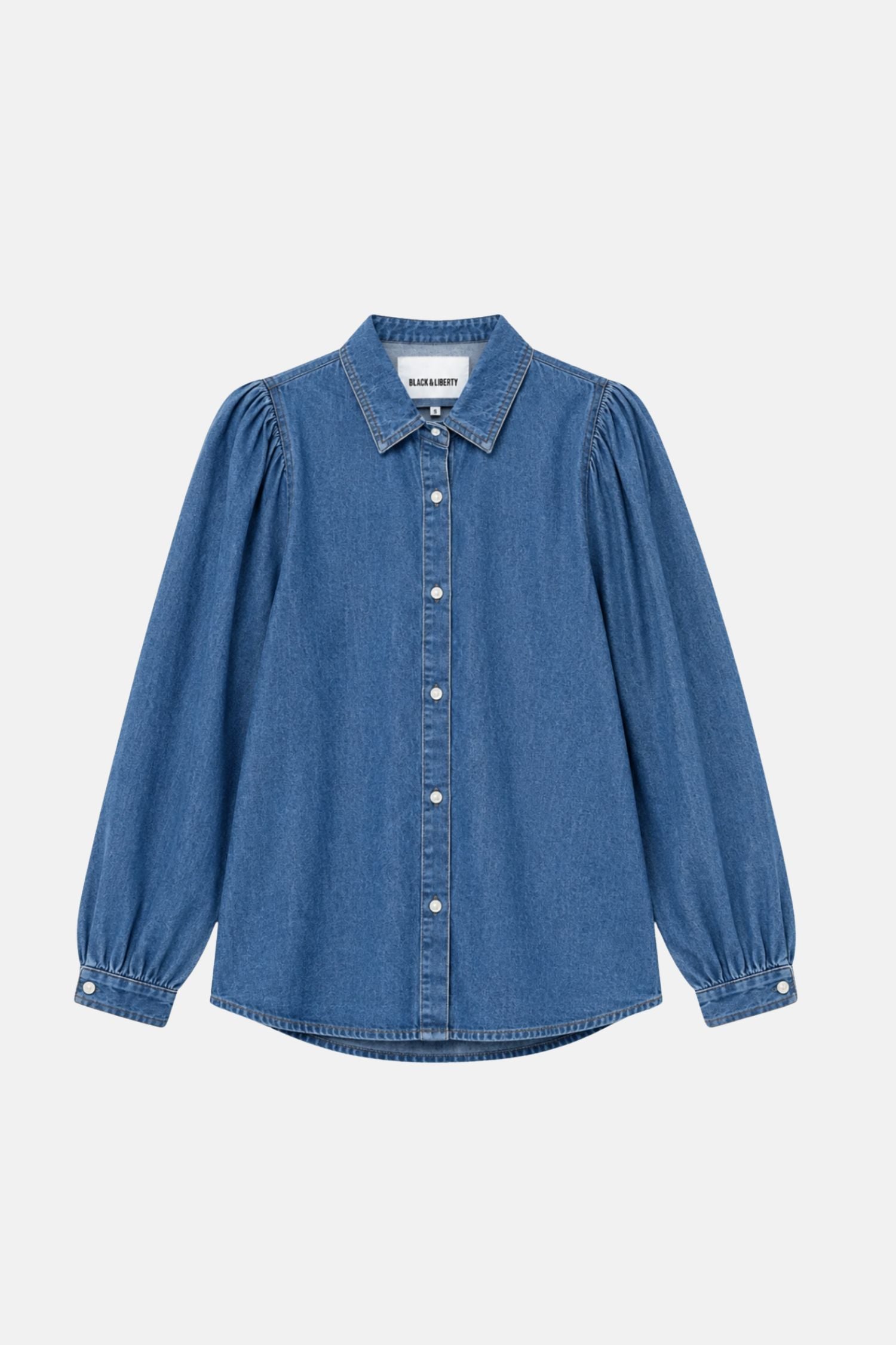 LOUISE DENIM SHIRT - LIGHT BLUE
