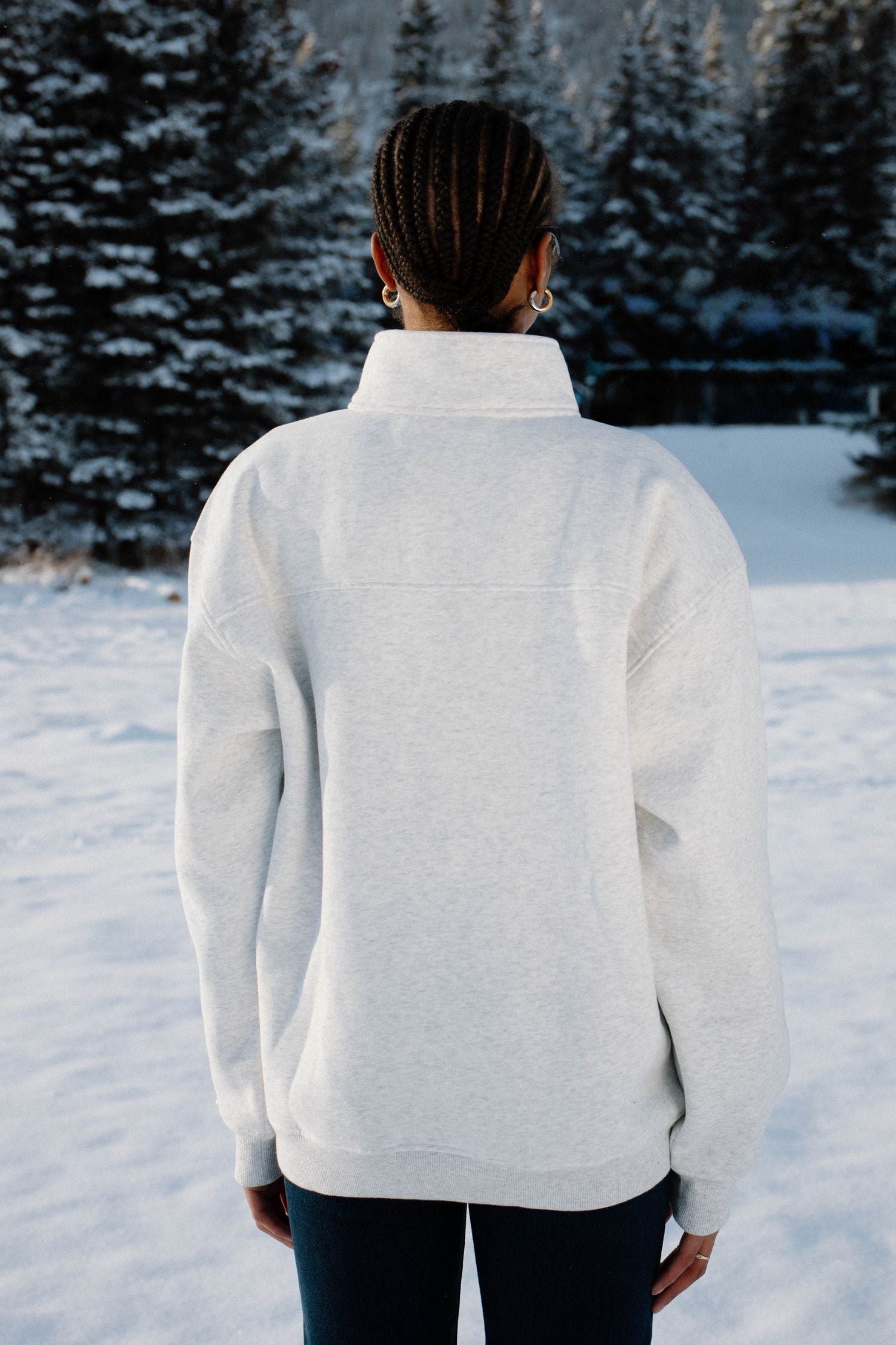 SKI CLUB ZIP SWEATSHIRT