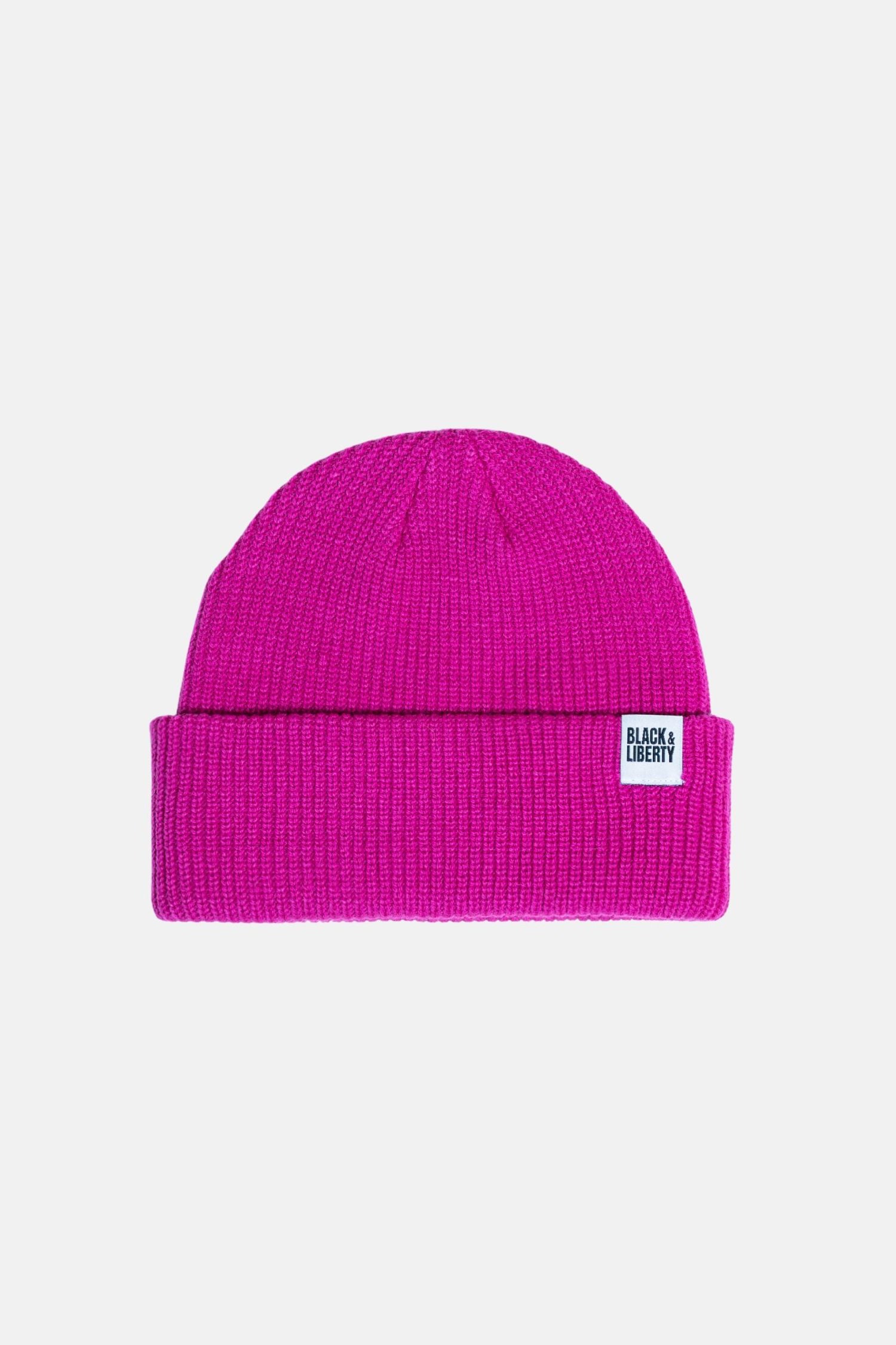 BERRY RIB KNIT BEANIE