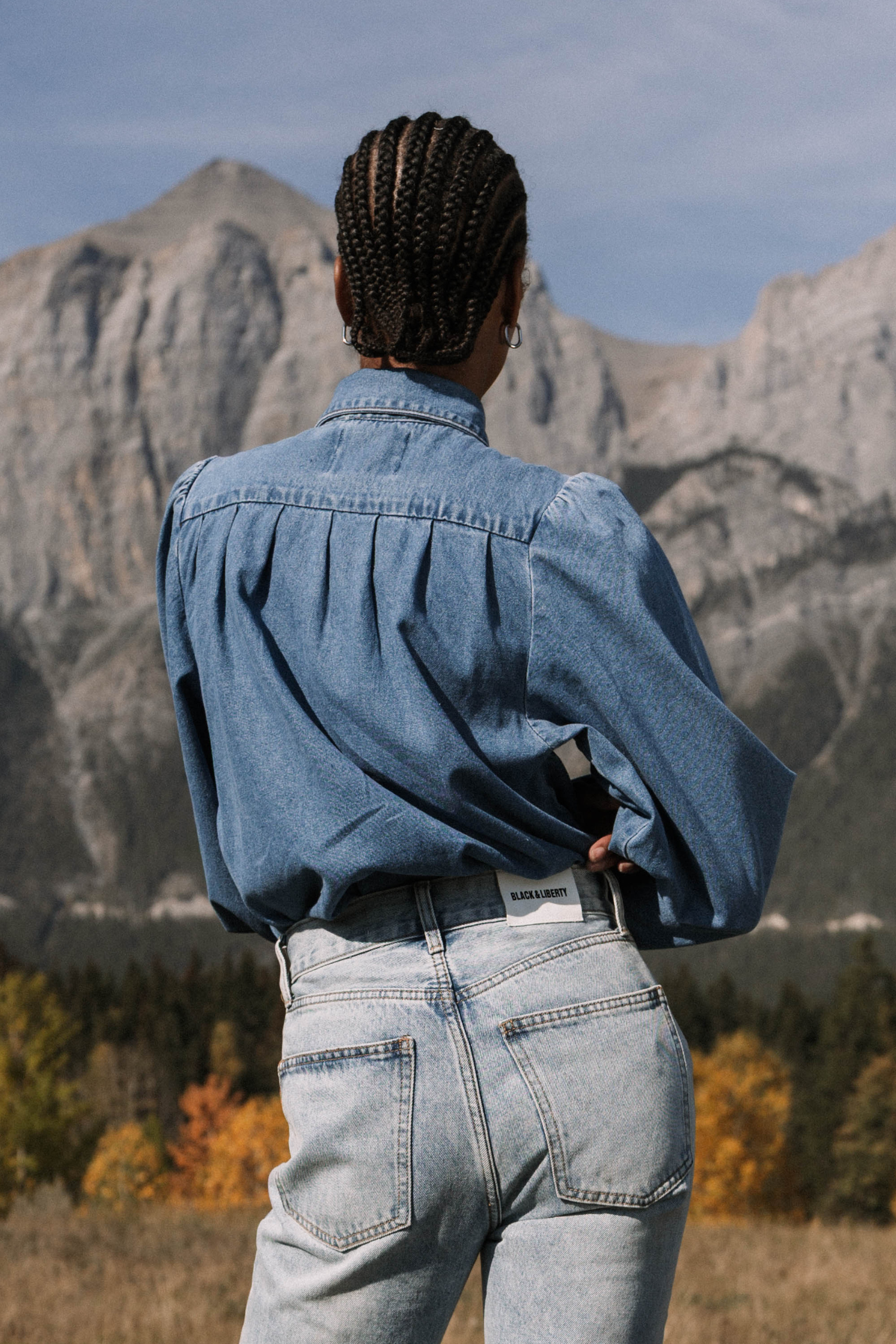 LOUISE DENIM SHIRT - LIGHT BLUE